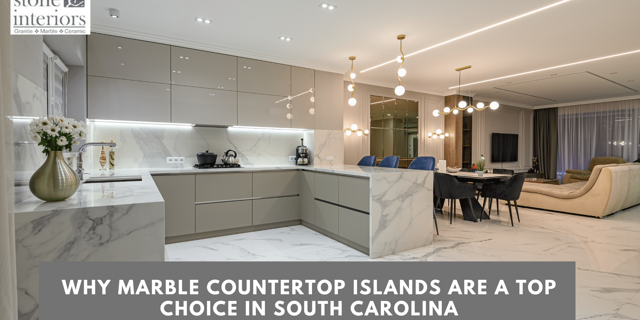 Why Marble Countertop Islands are a Top Choice in South Carolina