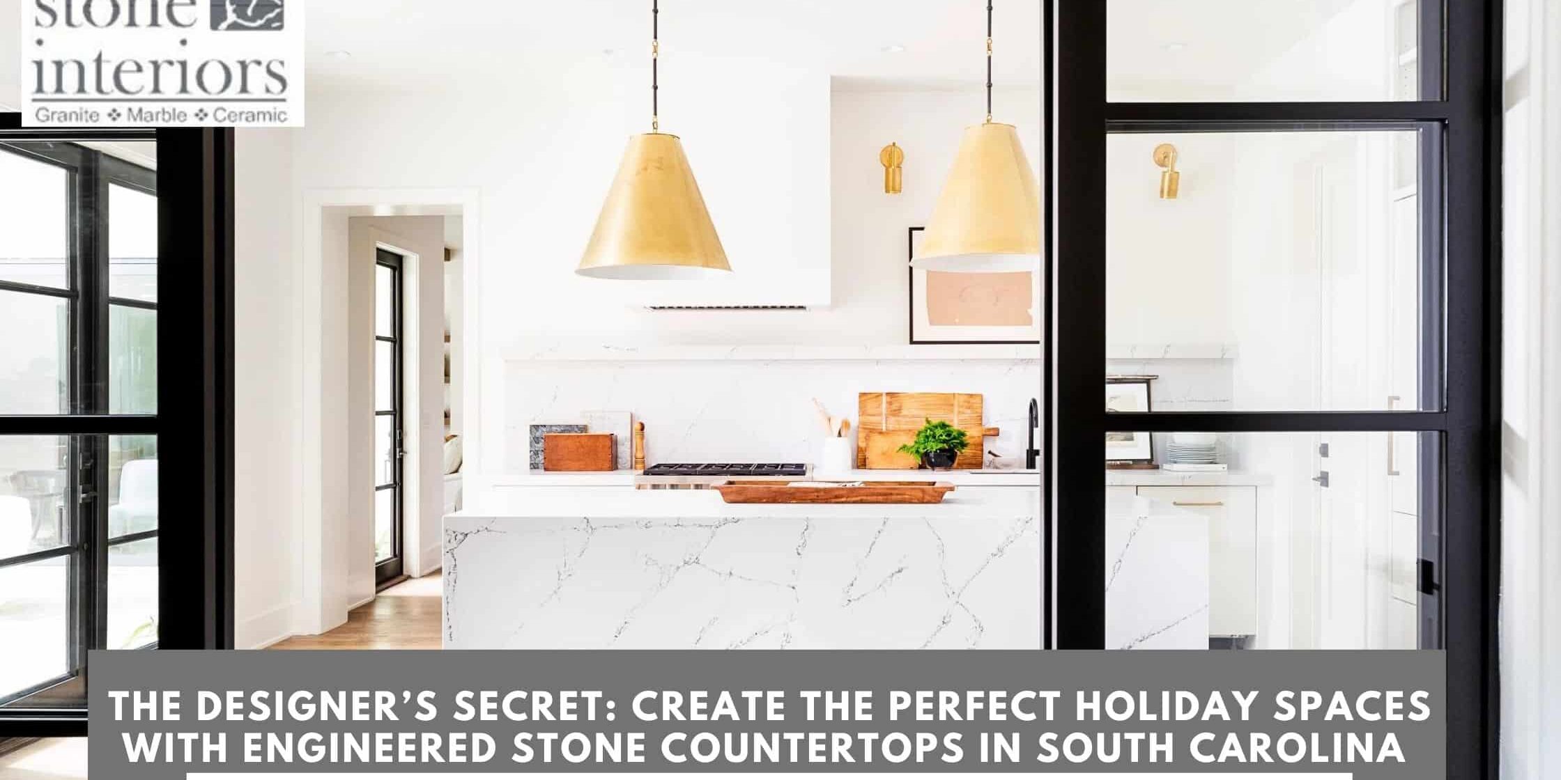 The Designer’s Secret_ Create the Perfect Holiday Spaces with Engineered Stone Countertops in South Carolina engineered stone countertops