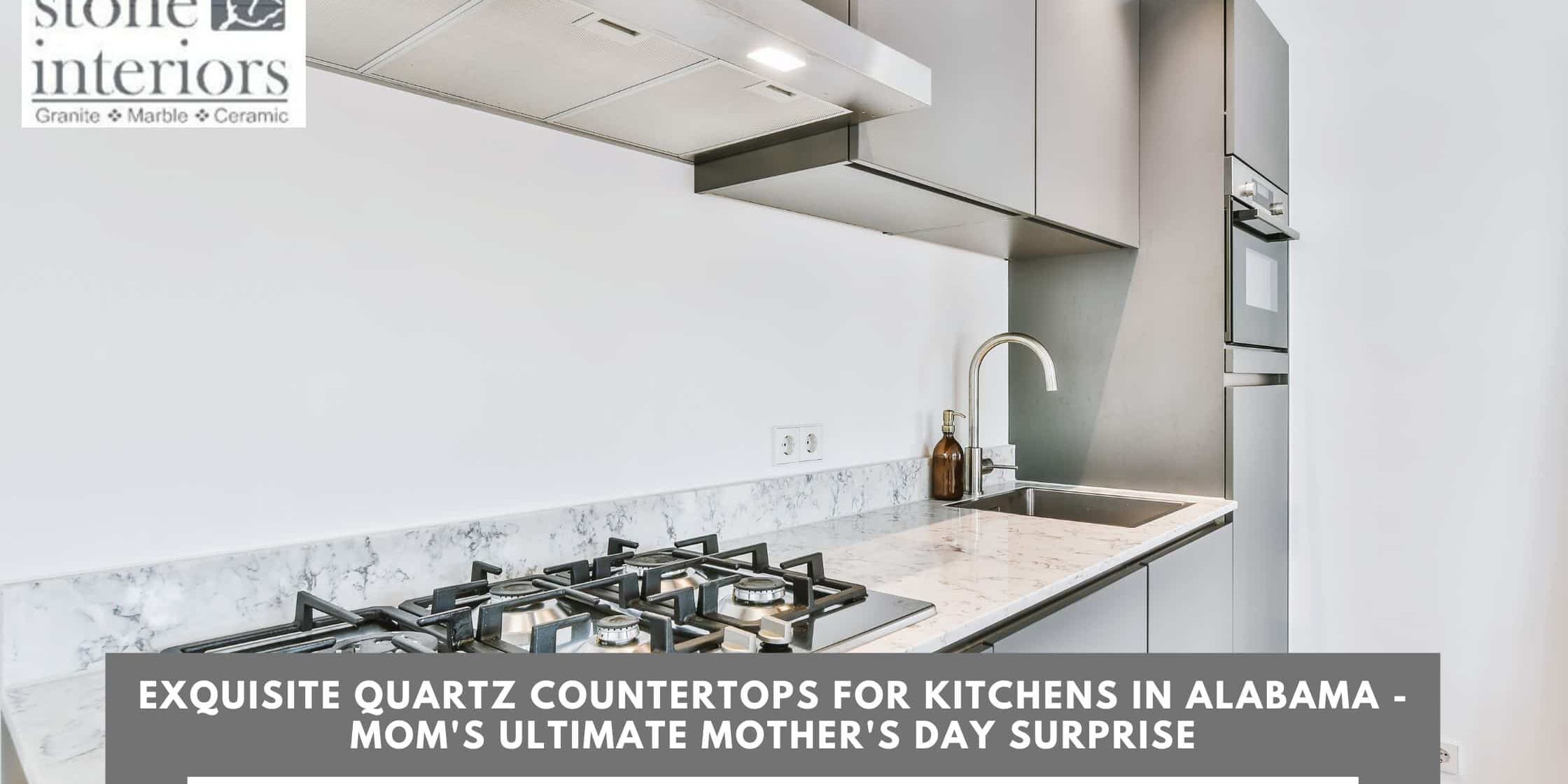 Quartz countertops for kitchens in Alabama