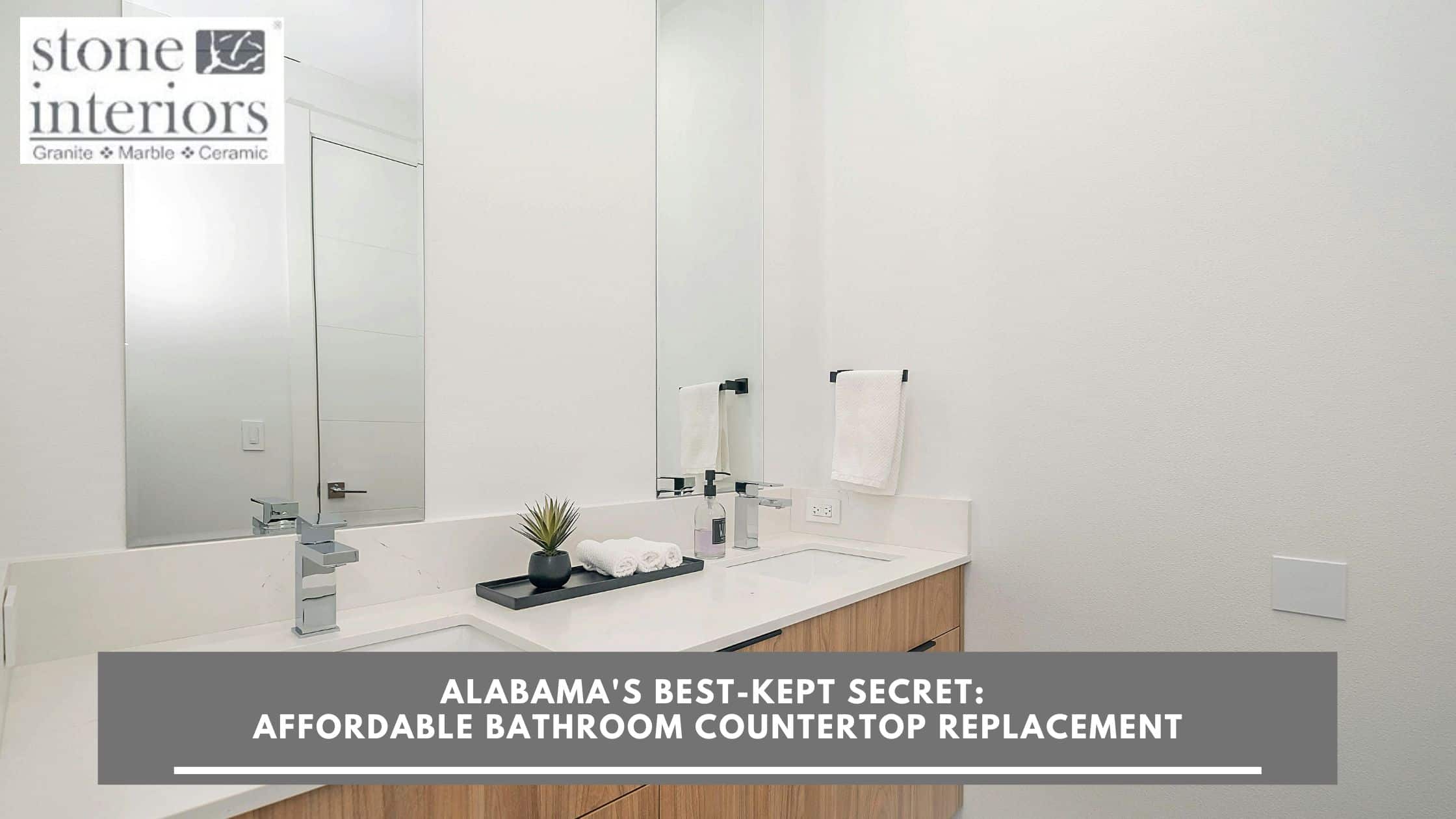 bathroom countertop replacement in Alabama