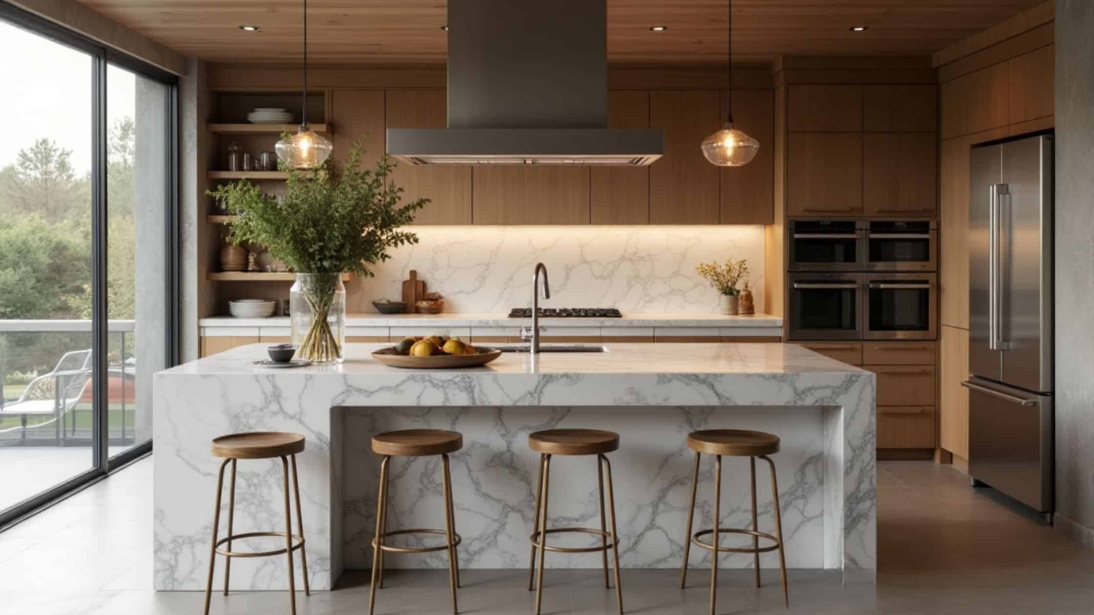 Quartz kitchen countertops in Alabama